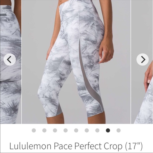 Lululemon Pace Perfect  17”  size 6 Luxtreme brushed grey & excellent condition - Picture 10 of 16